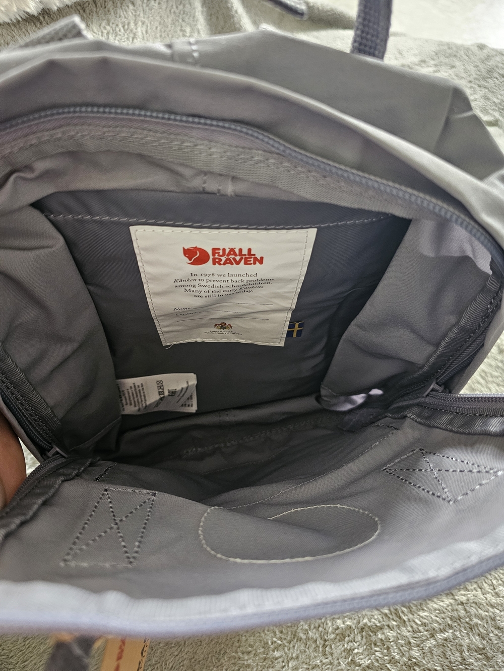 Fjallraven Kånken Mini Backpack in gray - Picture 6 of 16